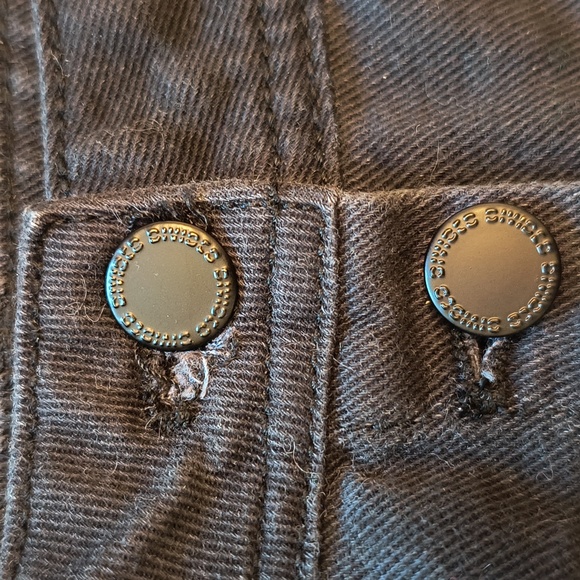 Black denim high rise skirt - Picture 5 of 6